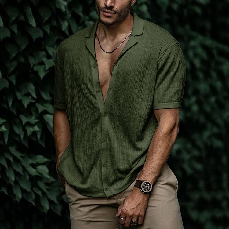 Bushii | Men's Summer Linnen Overhemd