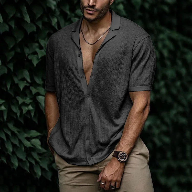 Bushii | Men's Summer Linnen Overhemd