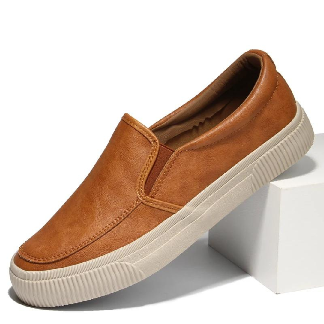 Bushii | Heren Schoenen Slip-On Leer Casual