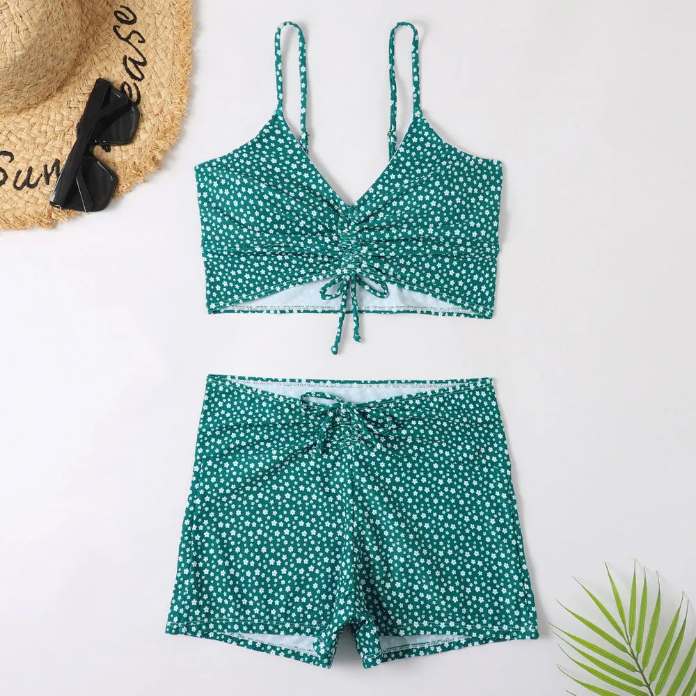 Bushii | Bloemrijke Bikini Dames Kleurrijk Design En Comfortabele Pasvorm