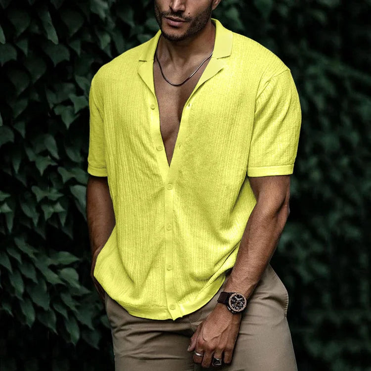 Bushii | Men's Summer Linnen Overhemd