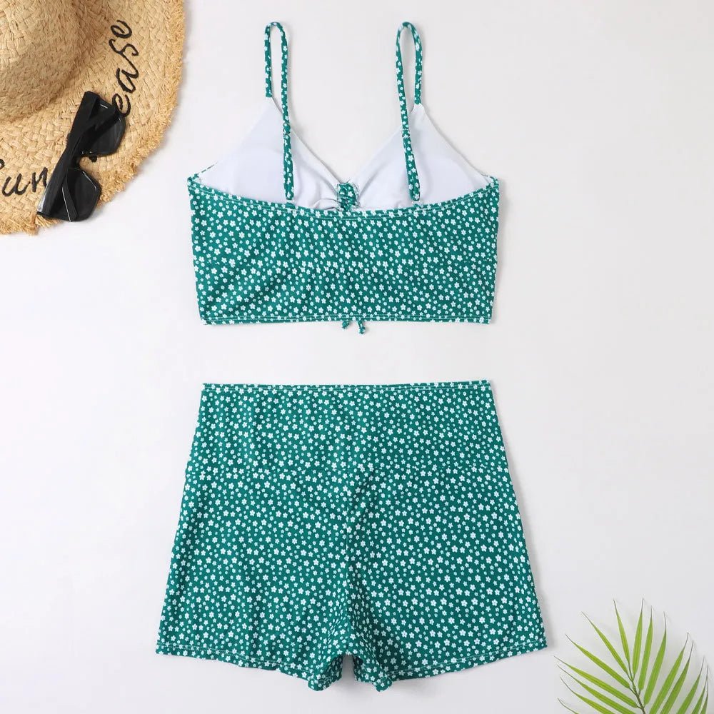 Bushii | Bloemrijke Bikini Dames Kleurrijk Design En Comfortabele Pasvorm