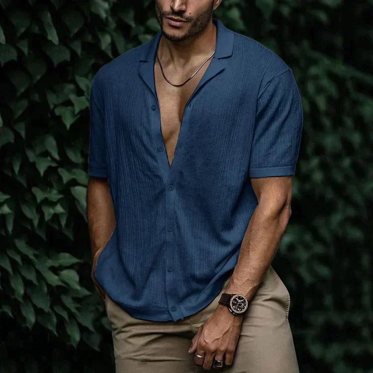 Bushii | Men's Summer Linnen Overhemd
