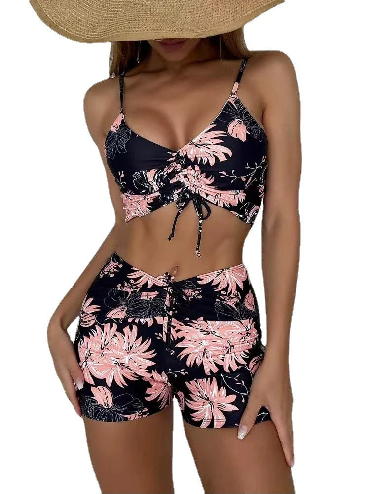 Bushii | Bloemrijke Bikini Dames Kleurrijk Design En Comfortabele Pasvorm