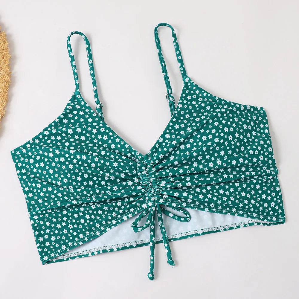 Bushii | Bloemrijke Bikini Dames Kleurrijk Design En Comfortabele Pasvorm