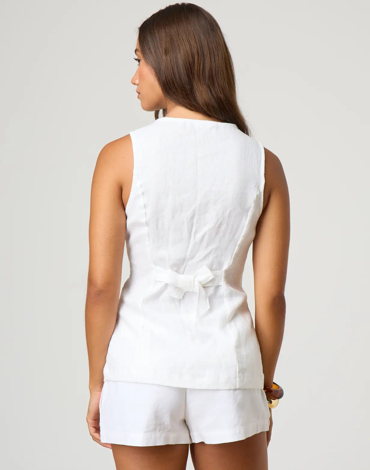 Bushii | Linnen Blend Mini Shorts