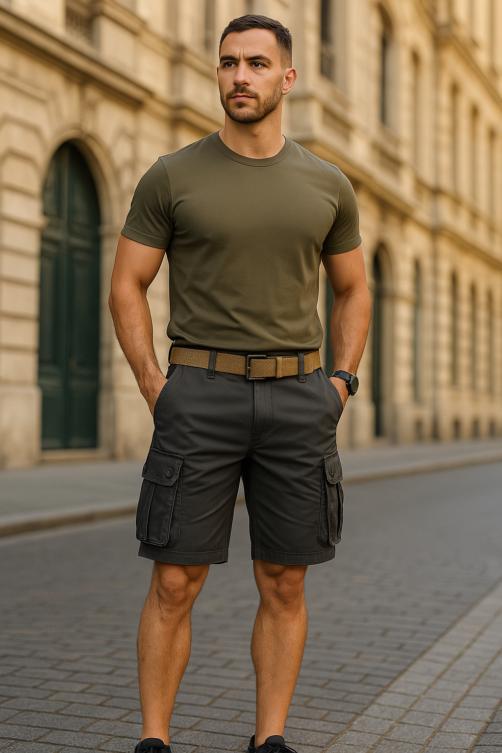 Bushii | Multi-Pocket Cargo Shorts