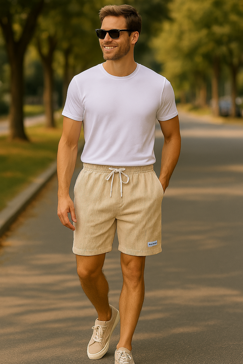 Bushii | Comfort Fit Corduroy Shorts
