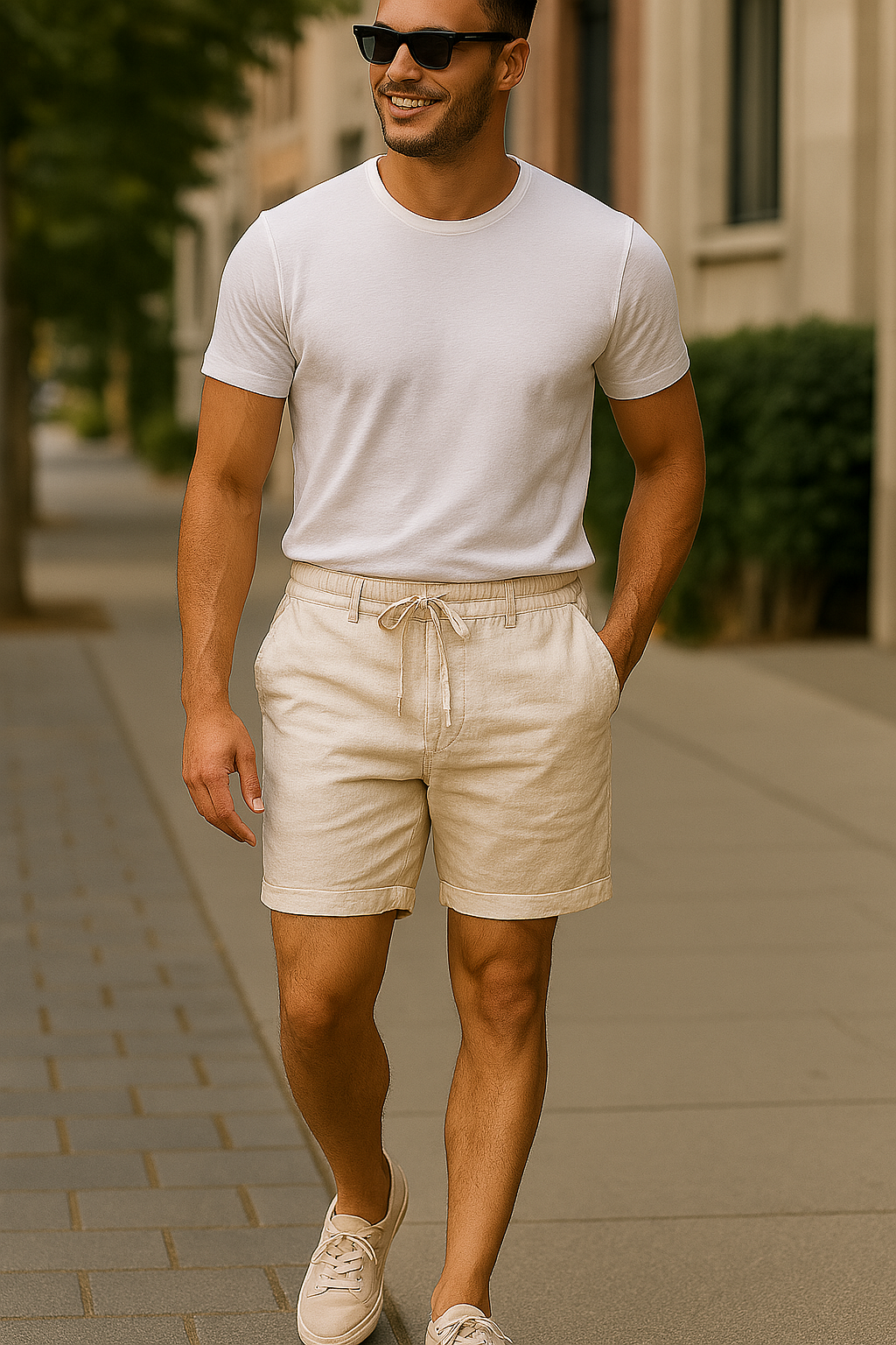 Bushii | Luchtige Linnen Zomer Shorts