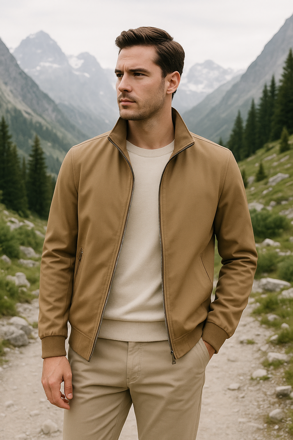 Bushii | Stijlvolle zomerjas voor heren lichtgewicht casual jas