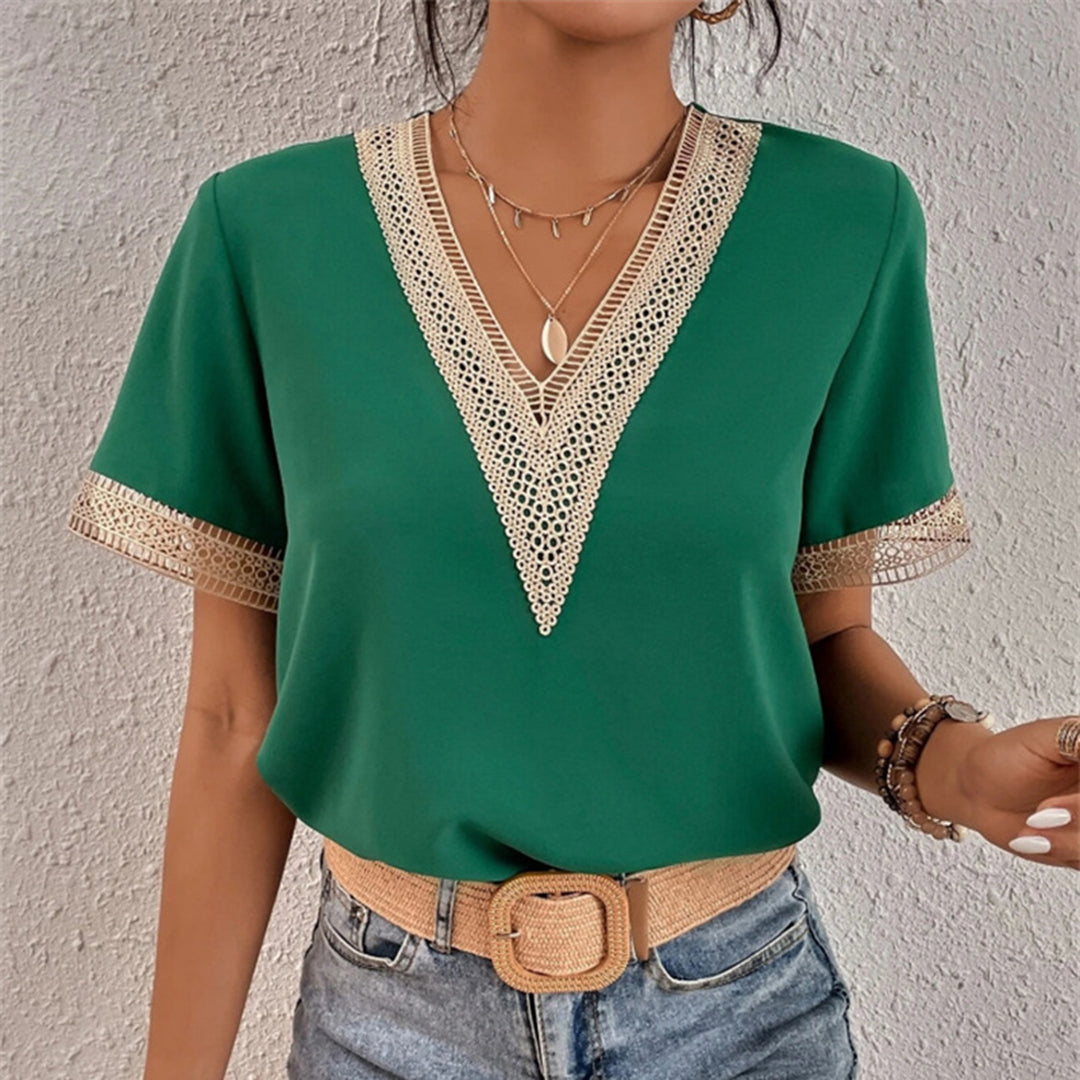 Bushii | V-Hals T-Shirt Dames