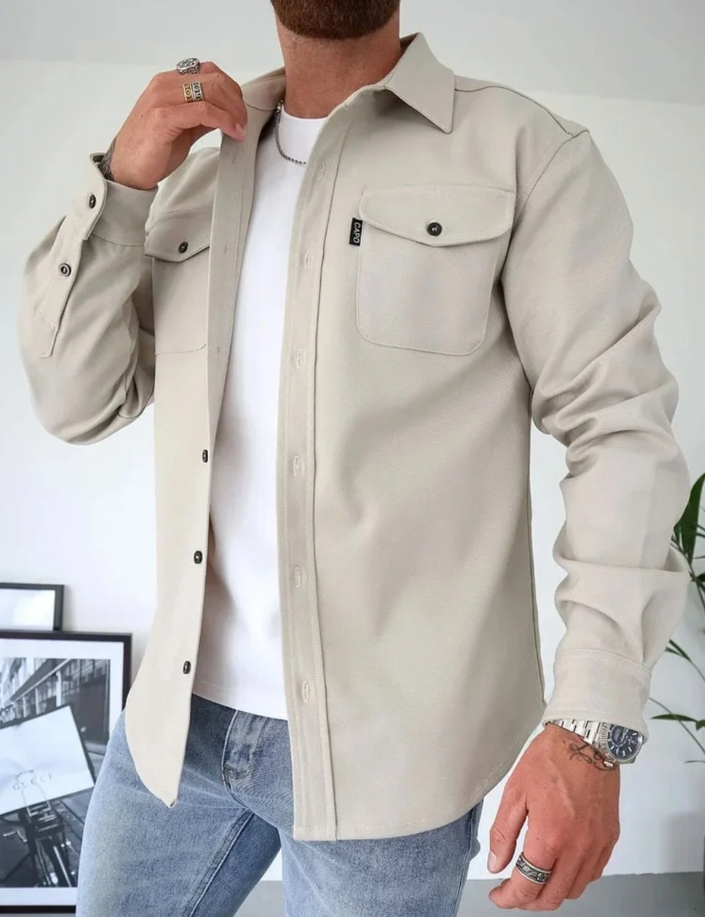 Bushii | Modern en Stijlvol Herenoverhemd