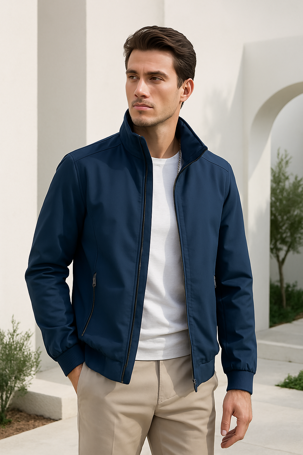 Bushii | Stijlvolle zomerjas voor heren lichtgewicht casual jas