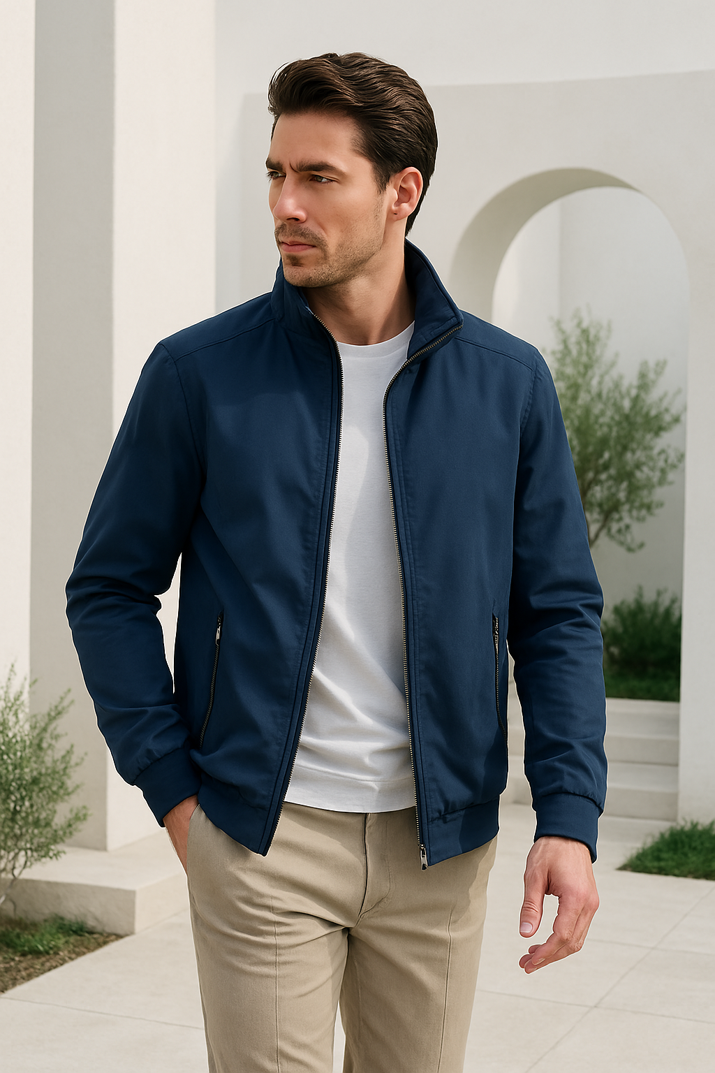 Bushii | Stijlvolle zomerjas voor heren lichtgewicht casual jas
