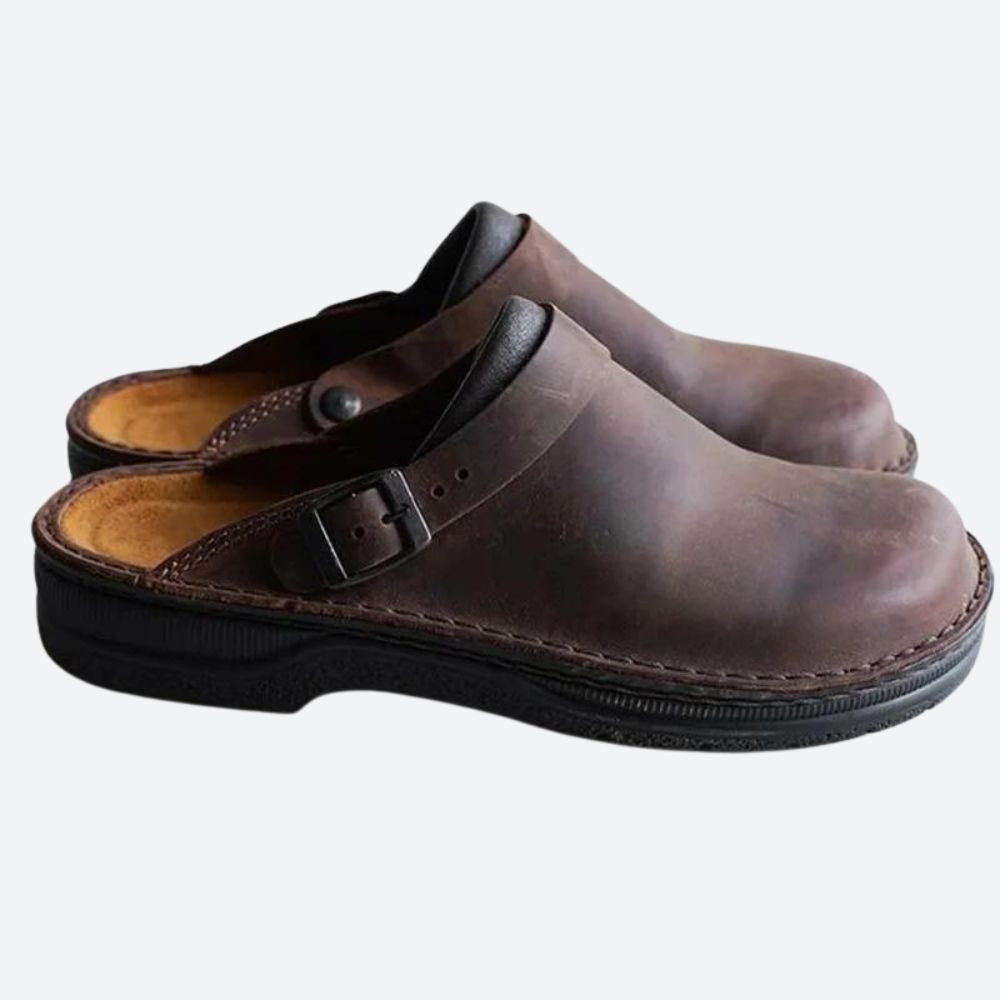 Bushii | Orthopedische Leren Sandalen voor Heren