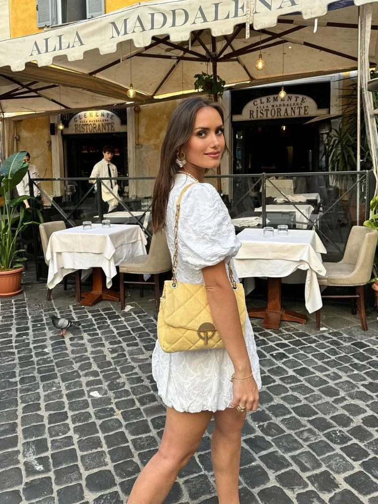 Bushii | Witte Zomer Jurk
