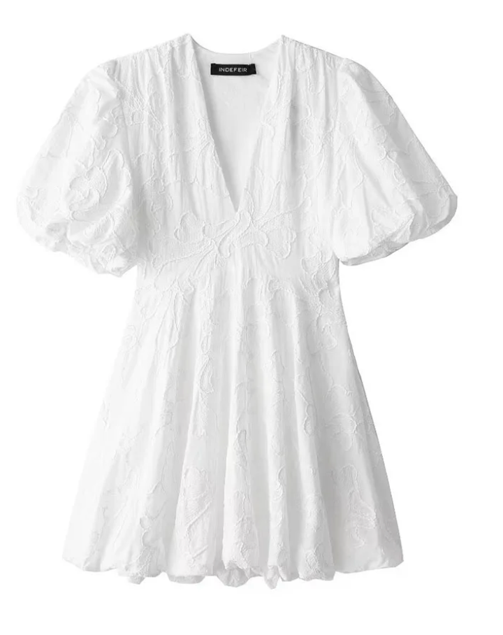 Bushii | Witte Zomer Jurk