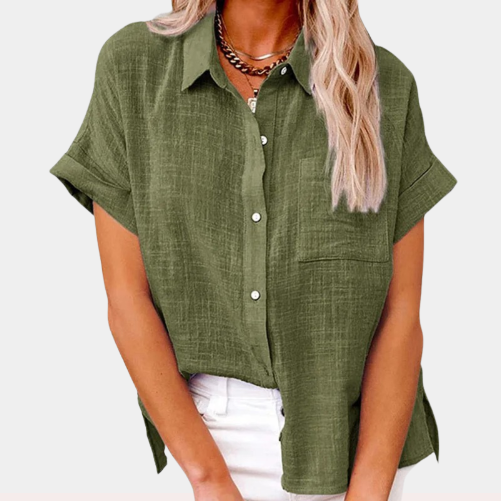 Bushii | Zomerblouse Dames – Luchtige Katoen