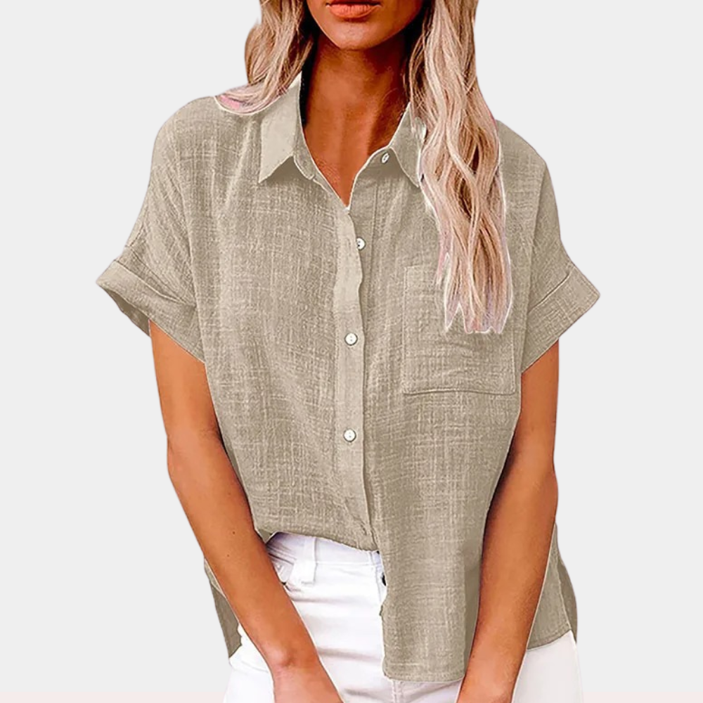 Bushii | Zomerblouse Dames – Luchtige Katoen