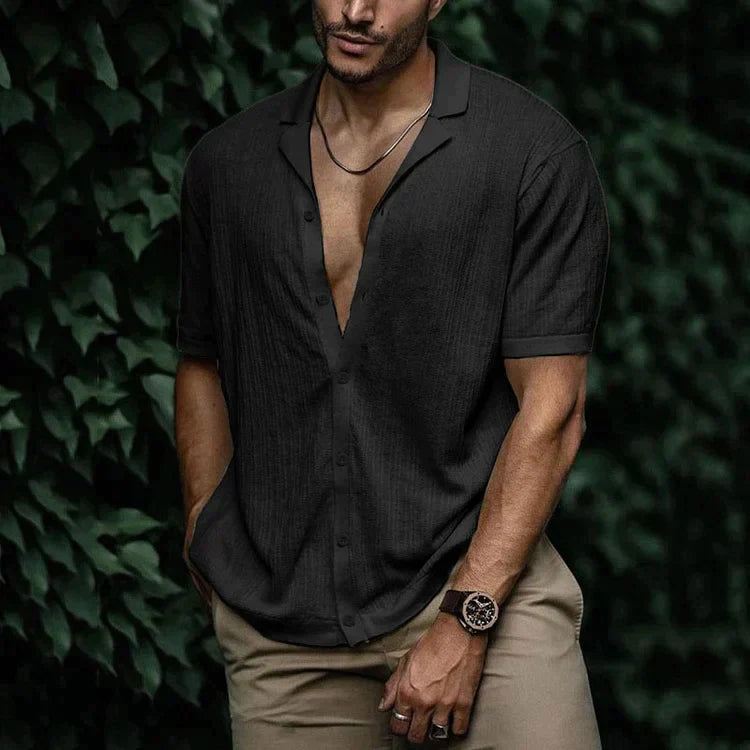 Bushii | Men's Summer Linnen Overhemd