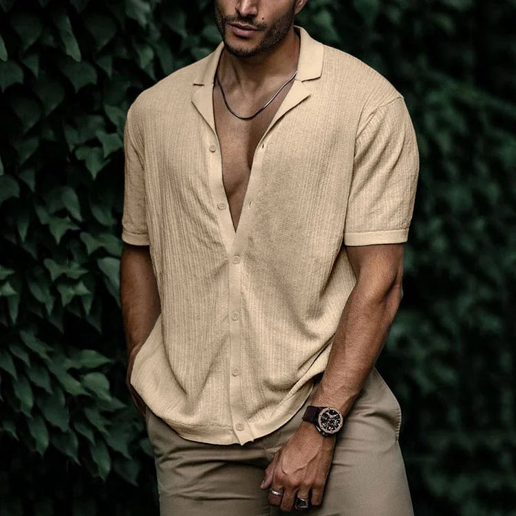 Bushii | Men's Summer Linnen Overhemd