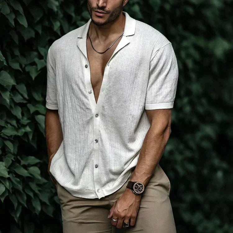 Bushii | Men's Summer Linnen Overhemd