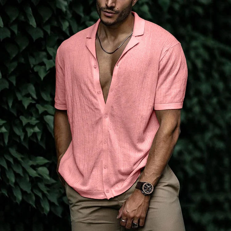 Bushii | Men's Summer Linnen Overhemd