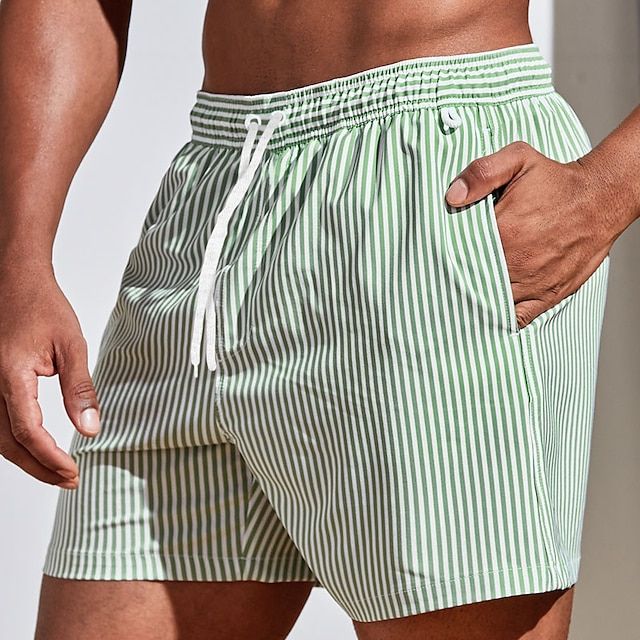 Bushii | Klassieke gestreepte boardshorts