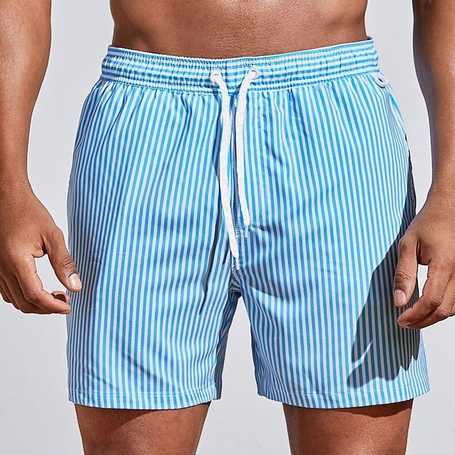 Bushii | Klassieke gestreepte boardshorts