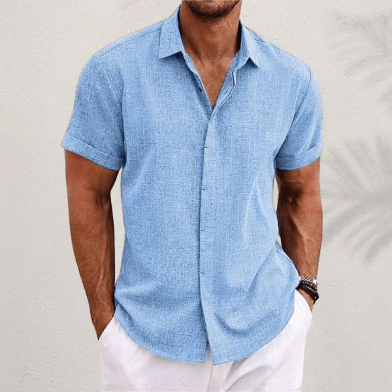 Bushii | Stijlvol Korte Mouwen Heren Shirt