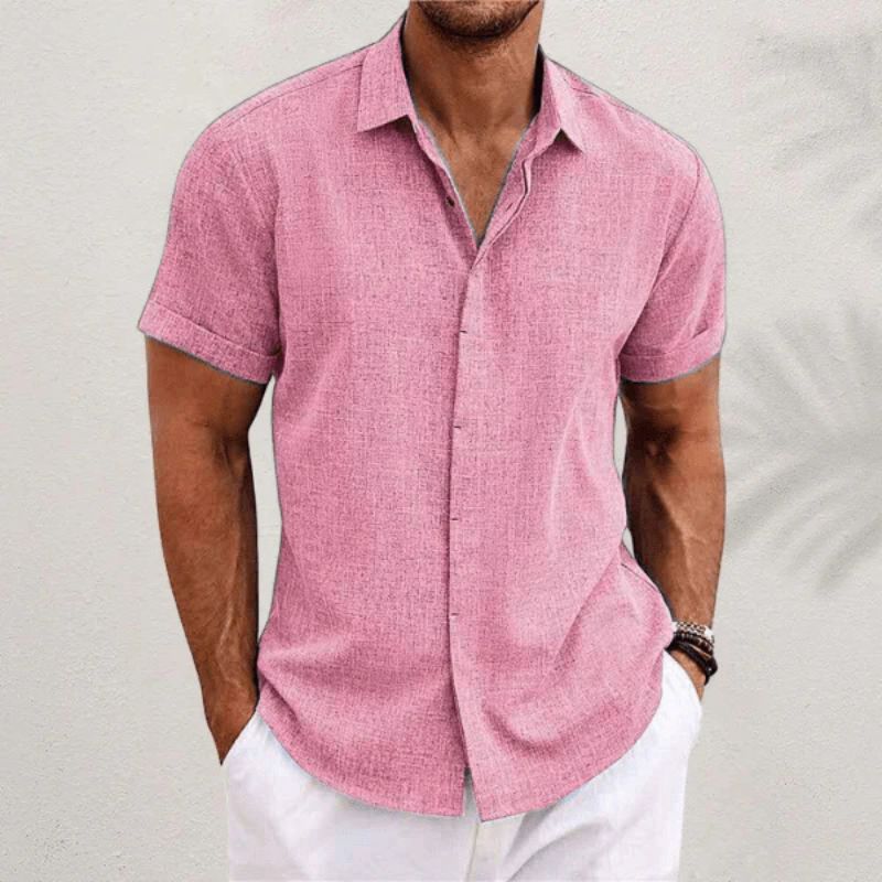 Bushii | Stijlvol Korte Mouwen Heren Shirt