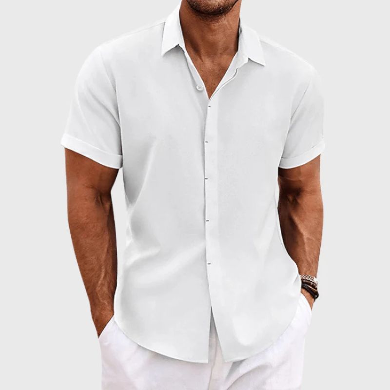 Bushii | Stijlvol Korte Mouwen Heren Shirt