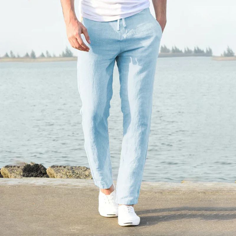 Bushii | Luchtige Linnen Zomerbroek voor Heren
