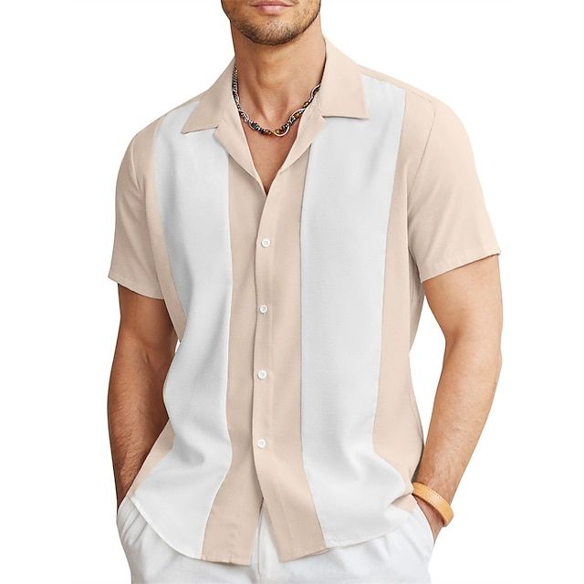 Bushii | Zomers Heren Shirt met Korte Mouwen