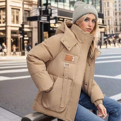 CELINE | Luxe Winterjas met Capuchon en Dikke Vulling