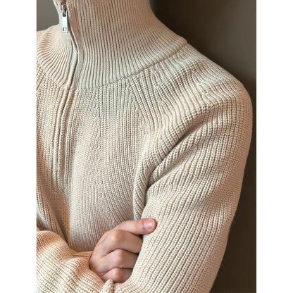 Thommy | Casual Gebreide Half-Zip Trui