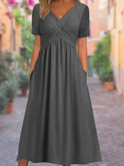 Bushii | Zomerjurk met een v-hals