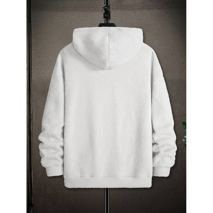 MARTIN | Knusse Fleece Trui met Capuchon