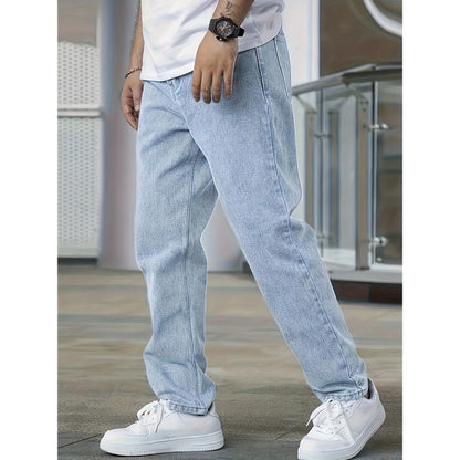 JORDY | Straight Leg Washed Jeans Heren