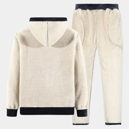 CEDER | Klassiek fleece gevoerd warm trainingspak voor heren