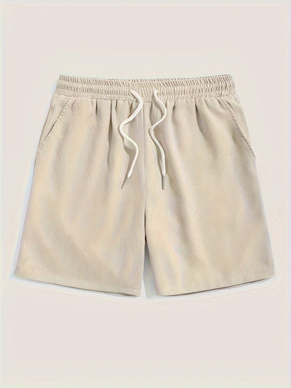 Bushii | Luxe Effen Zomerset Heren – Set met Overhemd & Shorts