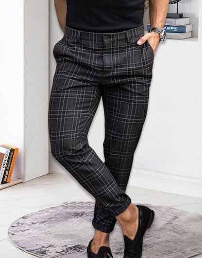 GERTE | Geruite Chino Broek voor Heren