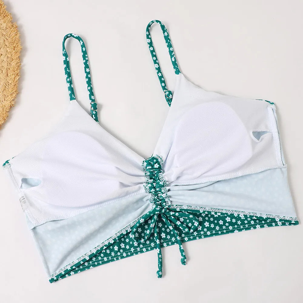 Bushii | Bloemrijke Bikini Dames Kleurrijk Design En Comfortabele Pasvorm