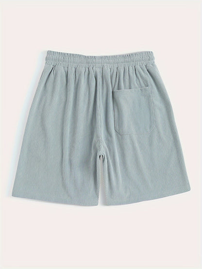Bushii | Luxe Effen Zomerset Heren – Set met Overhemd & Shorts