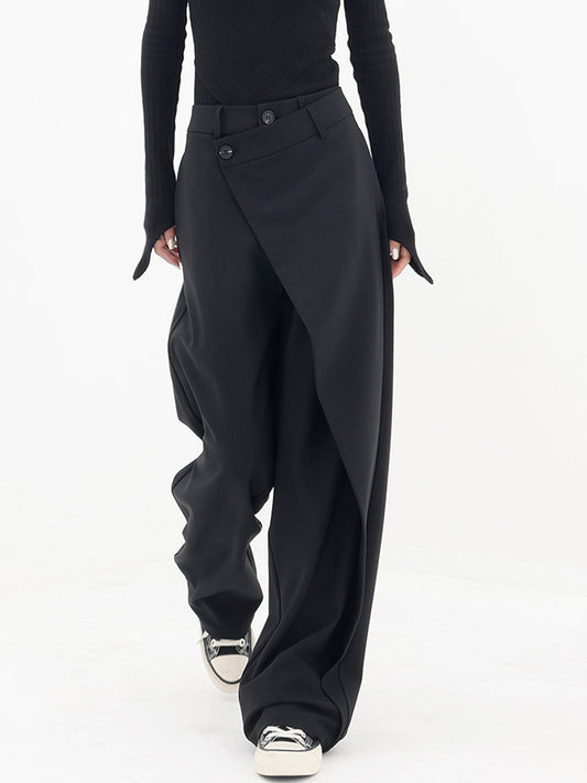 NOVI | Trendy Asymmetrische Wijde Broek
