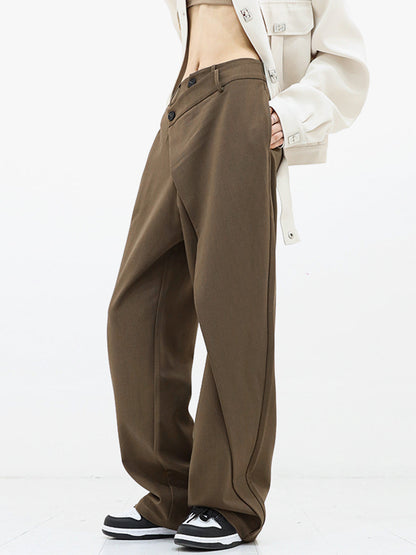 NOVI | Trendy Asymmetrische Wijde Broek