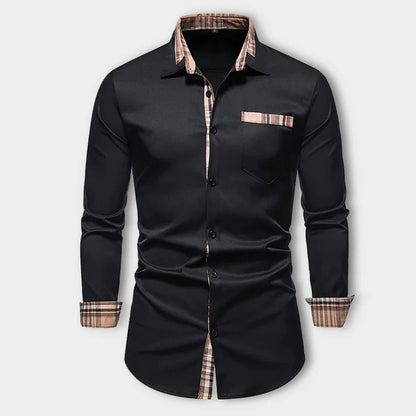 JOS | Stijlvol Overhemd met Geruite Details