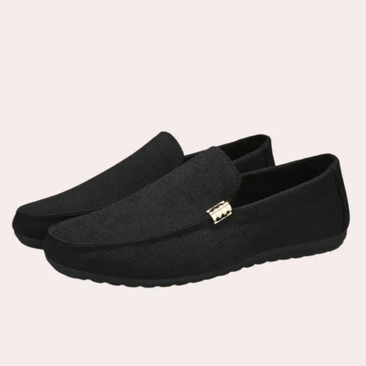 Bushii | Heren Loafers Casual Beige Slip-On Polyester