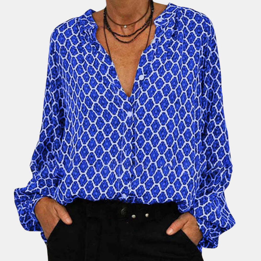 Bushii | Zomerse Dames Blouse met Patronen