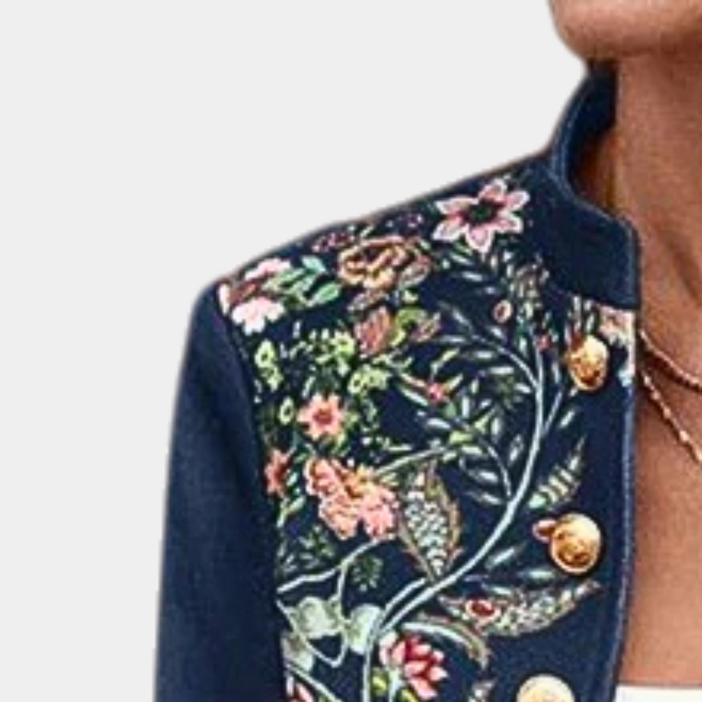Bushii | Zomerse Blazer met Bloemenprint